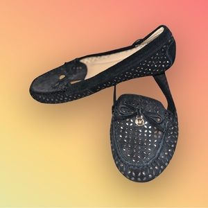 Michael Kors Suede Driving Moccasins Loafers, Size 7.5. Rubber Sole, Slip On.